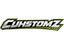 CUHSTOMZ.com chrome and electric lime logo