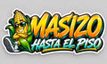 Masizo Hasta El Piso 10-Inch Corn Truck Decal full-color contour-cut design